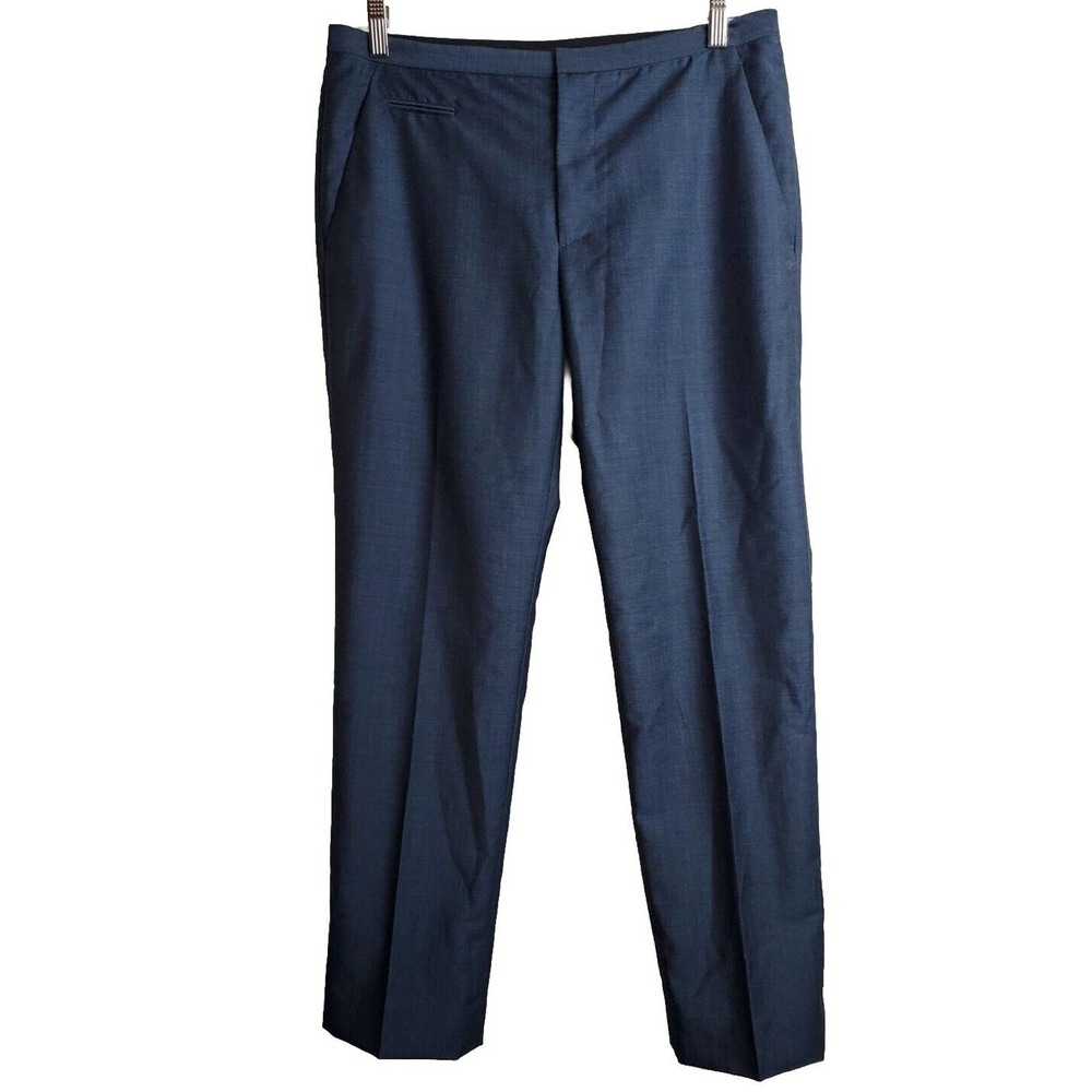 Marc Jacobs 6 Dress Pants Women Wool Career Work Designer Business‎ Navy Blue